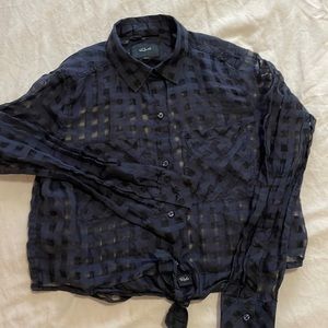 Rails sheer flannel like new !! Size XS